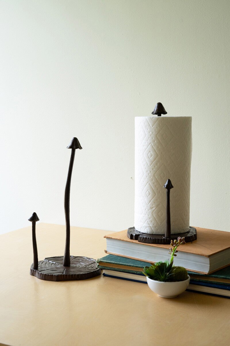 Mushroom Paper Towel Holder