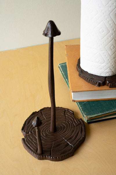 Mushroom Paper Towel Holder