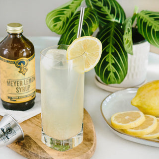 Portland Syrups -Meyer Lemon Syrup 12oz Cocktail / Mocktail Beverage Mixer
