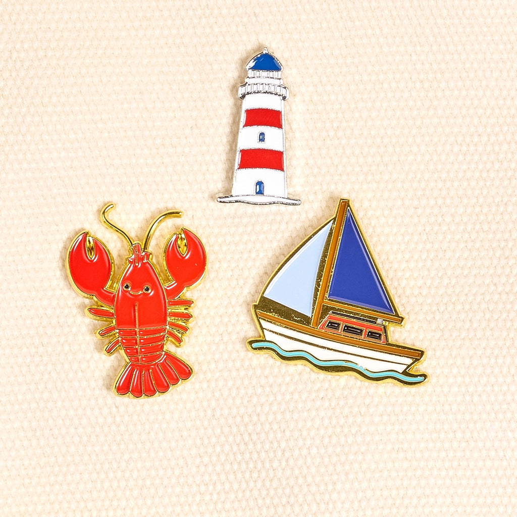 The Pin Pack - Nautical - Set of 3 – Cotton & Crete