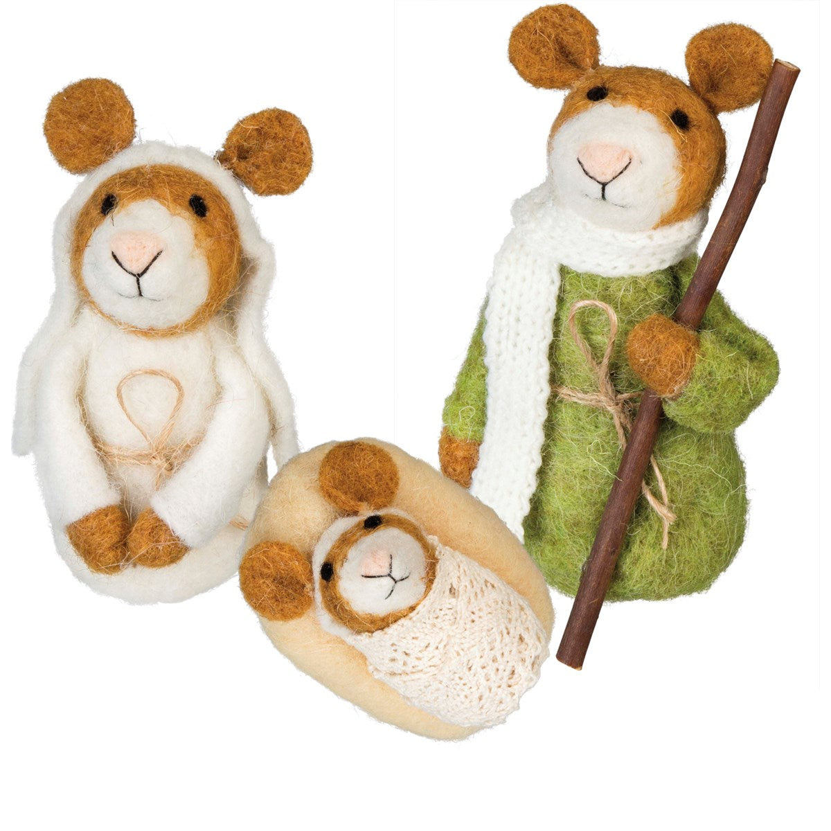 Felt Mouse Nativity Set