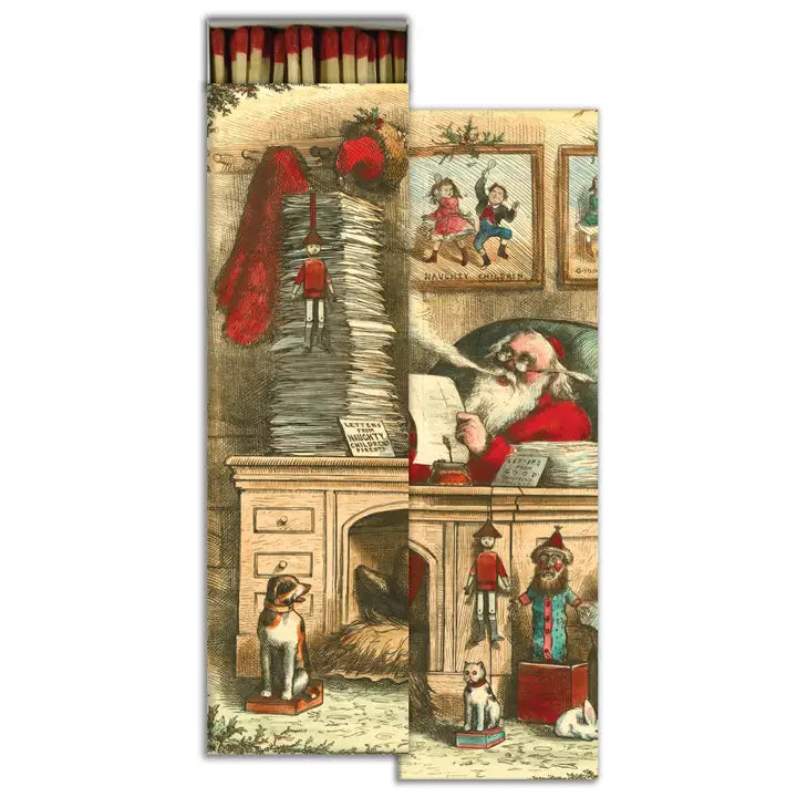 Naughty or Nice List Design Long Safety Matches