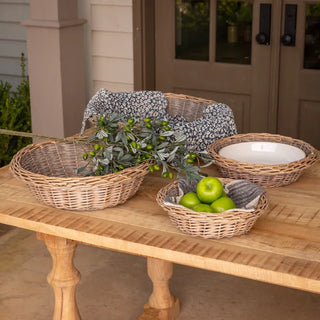 Set of 4 Nested Willow Baskets