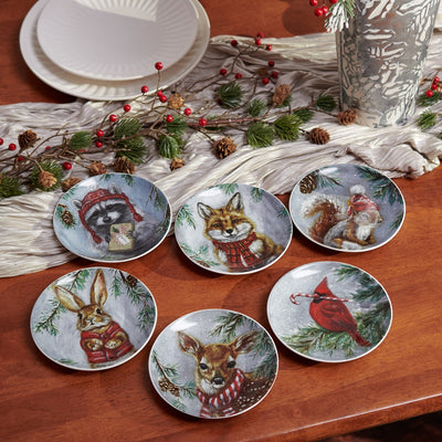 Winter Animal Plate - Choose Style