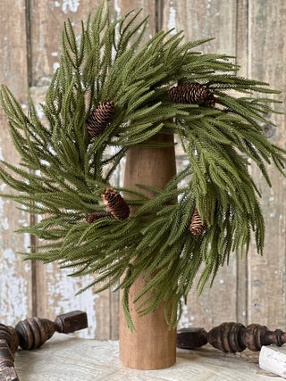 24" Norfolk Ridge Wreath