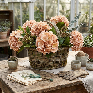 28" Jardin Hydrangea Stem - Nude