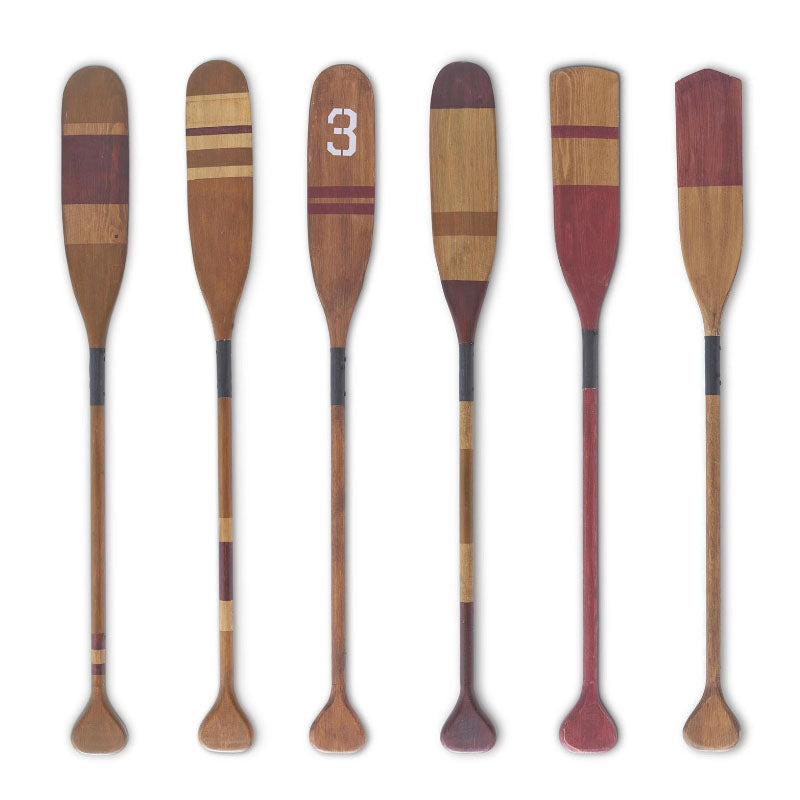 Set of 6 Wooden Paddle Oars - More Coming Soon