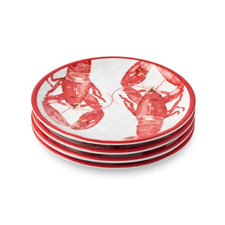 Beach House Set of 4 Lobster Canape Plates