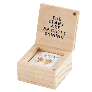 Treasure Box - Oh Holy Night - Cross Earrings