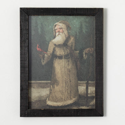 18" x 24" Old World Santa Wall Decor