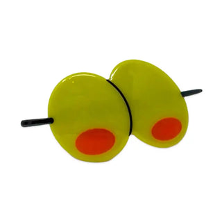 Olive French Barrette