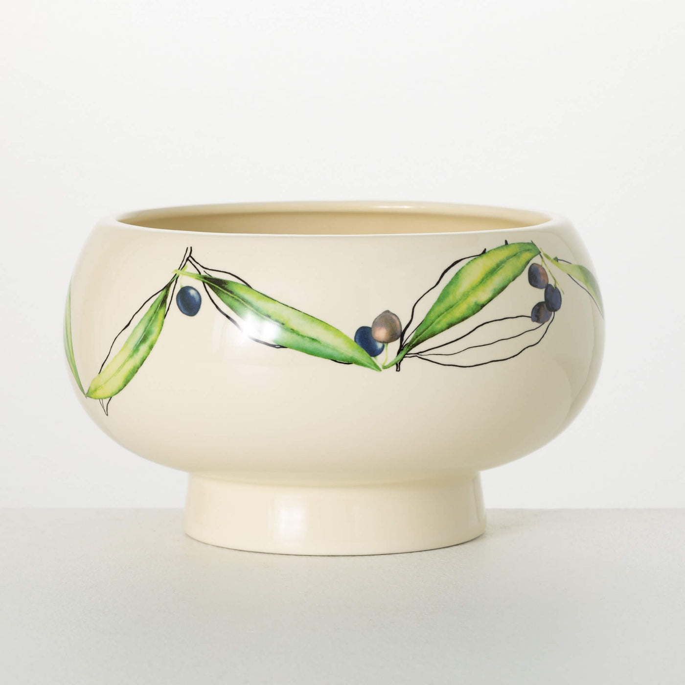 The Olive Pedestal Bowl