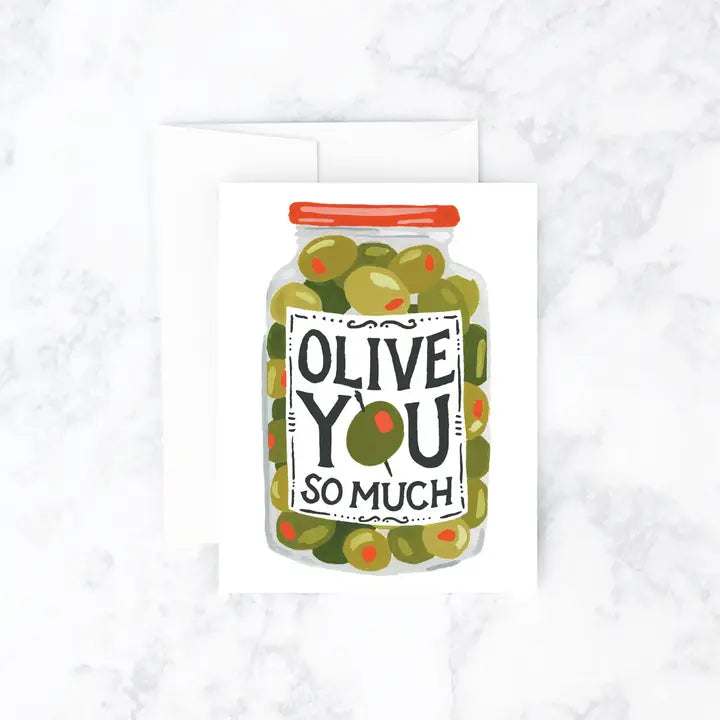 Olive You Valentine's Day Card