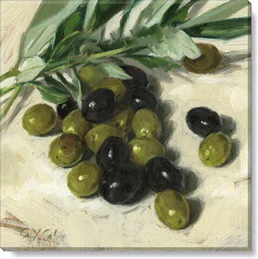 14" x 14" Olives Canvas Art Print