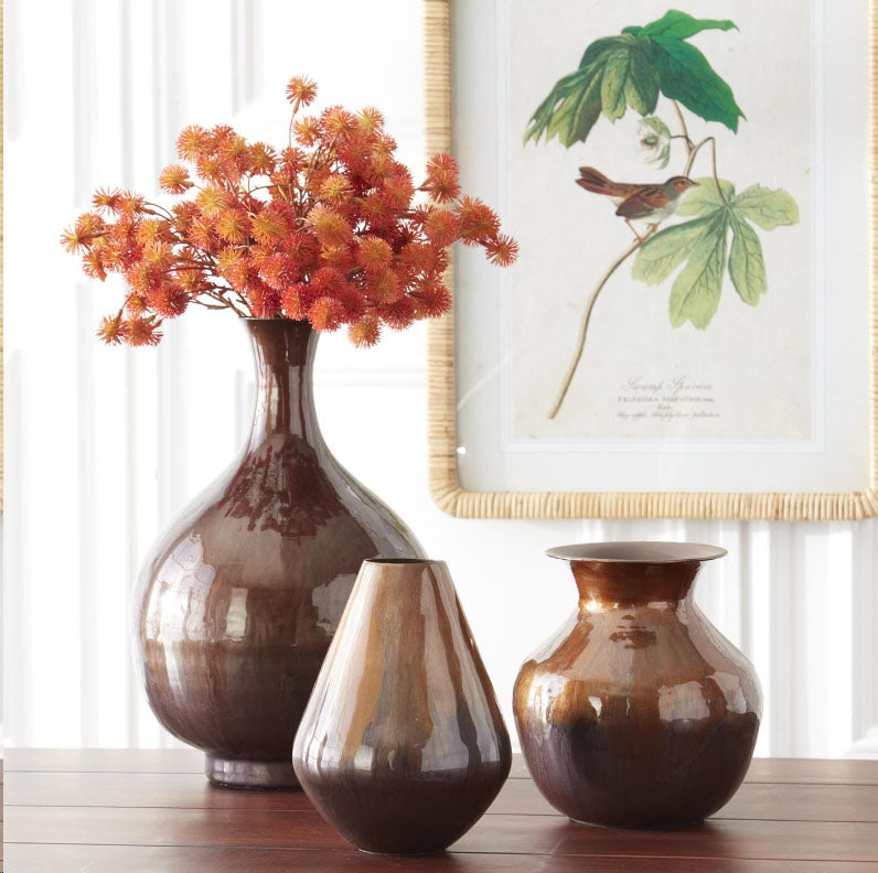 Brown Ombre Vase Collection - Choose Style