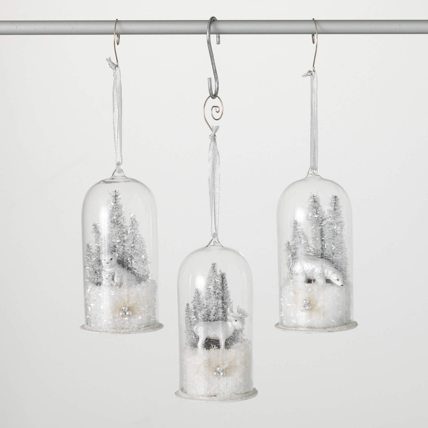 Woodland Animals Dome Ornament - Choose Style