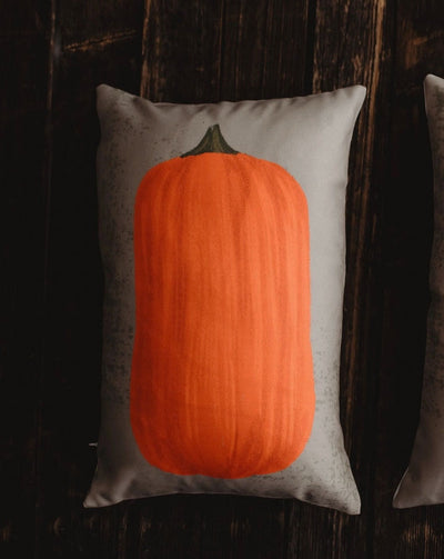 The Primitive Tall Orange Pumpkin Pillow Cover