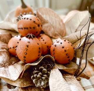 Faux Orange with Real Clove and Star Anise Accents - 3.5"