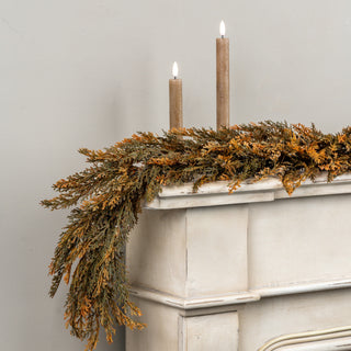 6' Orange-Tipped Juniper Garland