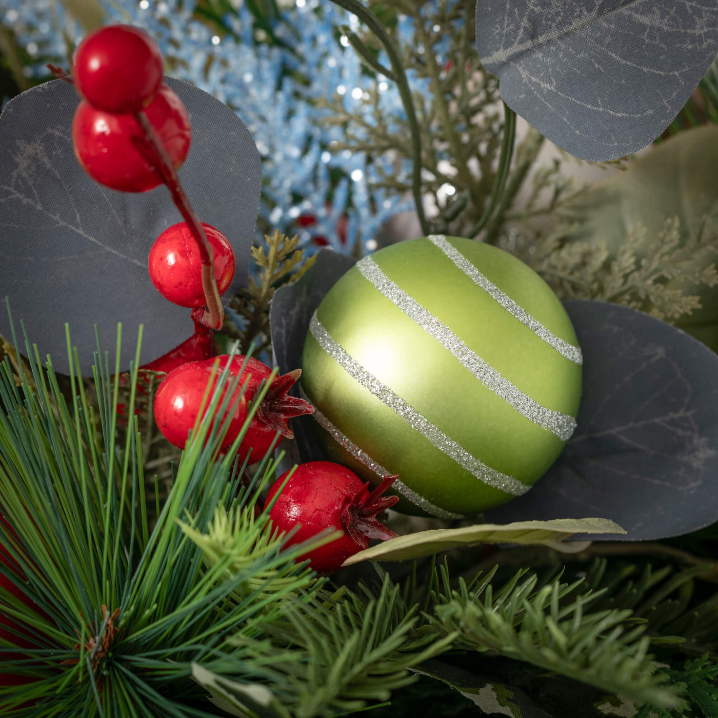 15" Shiny Holiday Half Sphere