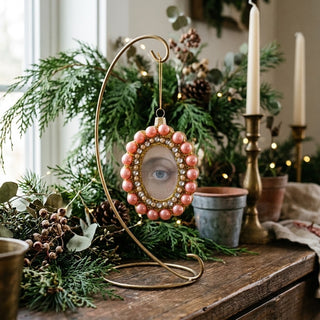 Cody Foster Lover's Eye Coral Frame Ornament