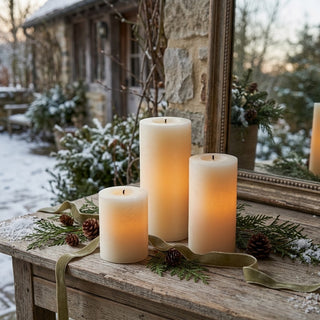 Outdoor Real Wax LED Candle - Choose Size
