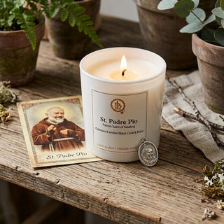 Love & Light Prayer Candle - St. Padre Pio