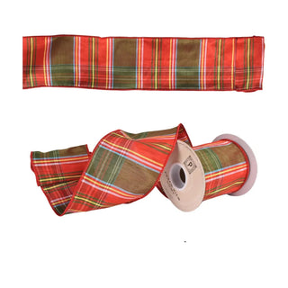 5 Yards Santa's Plaid Ribbon
