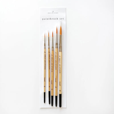 Watercolor Paint Brush Set