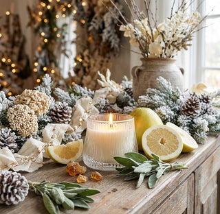 Metro Linen & Pomelo Grove Candle
