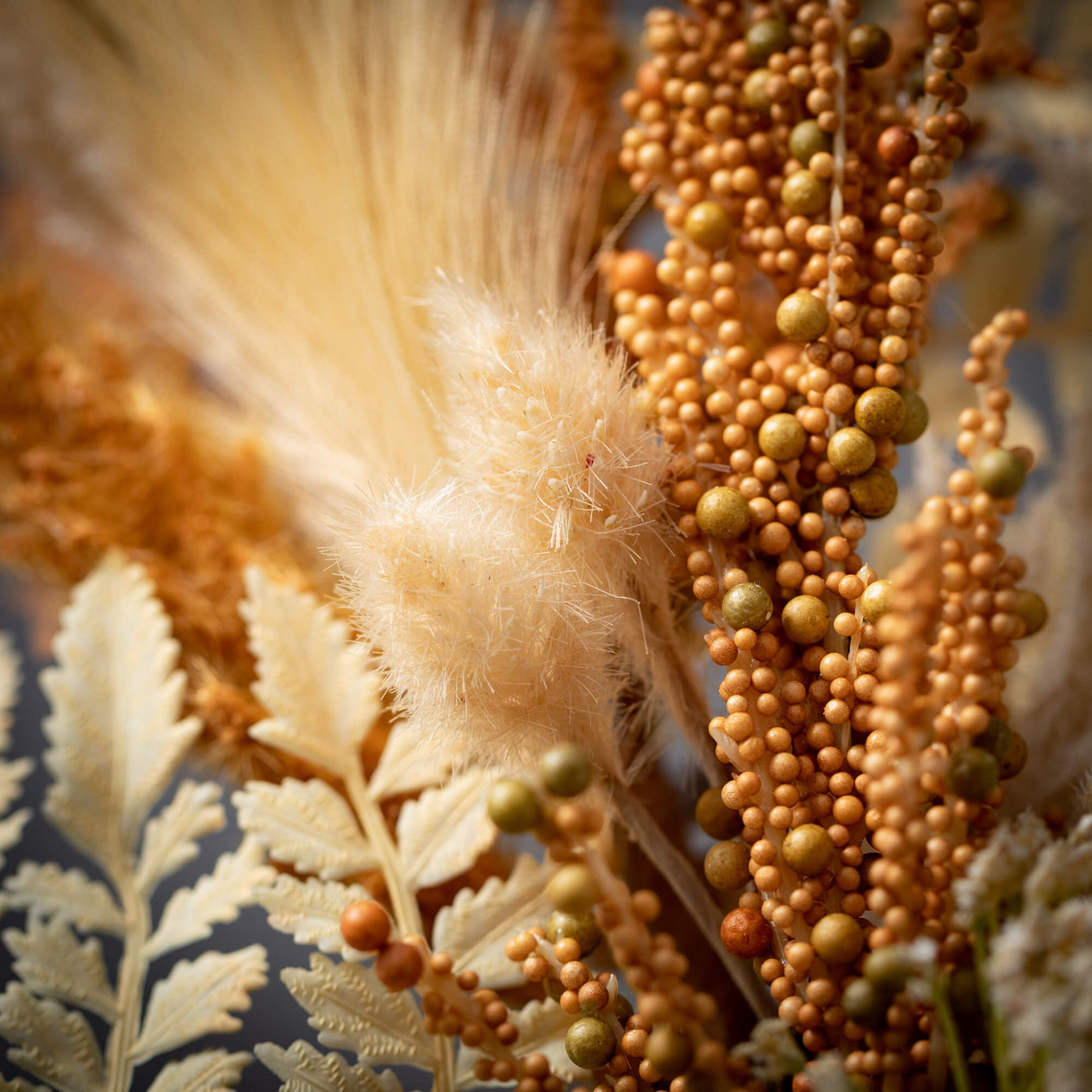 The Harvest Pampas Half Sphere