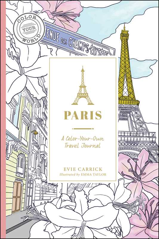 Paris Coloring Book