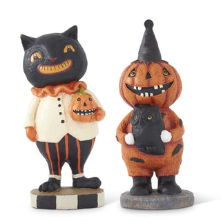 The Partygoer Halloween Figure — Choose Cat or Pumpkin