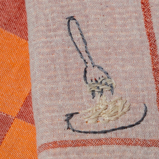Hand Stitched Kitchen Towel Set - Pasta