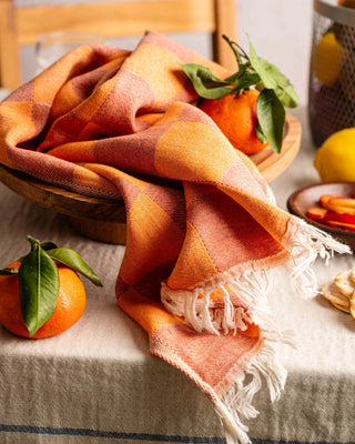 Hand Stitched Kitchen Towel Set - Pasta