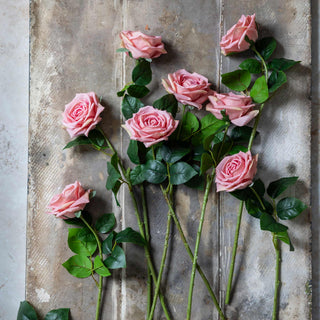 23.5" Real Touch Rose - Pinkish Peach