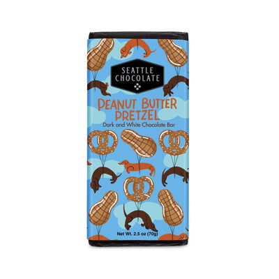 Seattle Chocolate - Peanut Butter Pretzel Truffle Bar