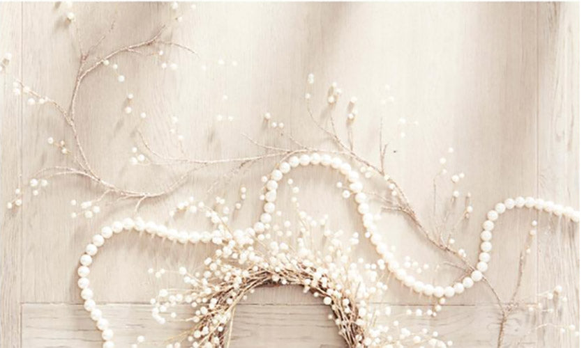 Pearl, Shimmer and Twig Garland
