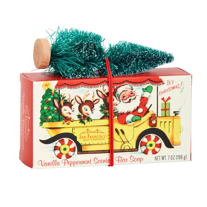 Kitschy Sisal Vanilla Peppermint Tree Bar Soap