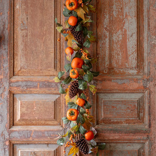 72" Autumn Persimmon Garland