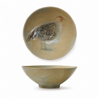 Hand-Painted Autumn Stoneware Bowl - Choose Style