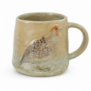 Hand-Painted Autumn Stoneware Mug - Choose Style