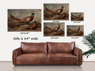The Pheasant Canvas Wall Art - Choose Size