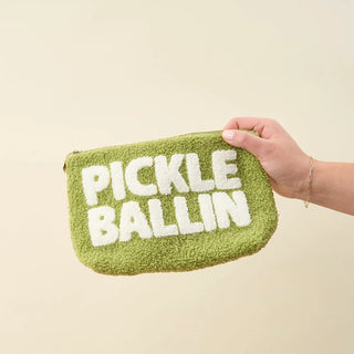 Pickle Ball Teddy Pouch
