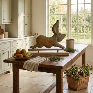 Weathered Pig Weathervane