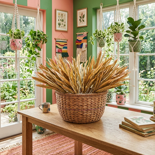 45.5" Pineapple Leaves Stem