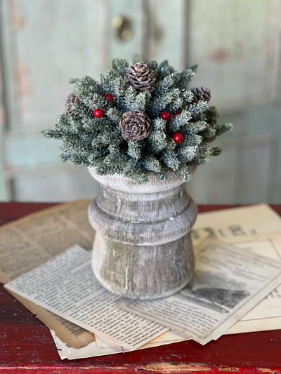 Icy Berries and Cones Half Sphere