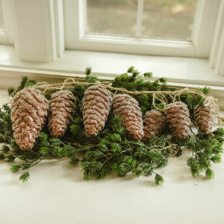 20" Hanging Pinecones