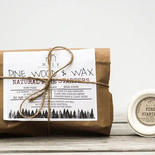 Natural Fire Starter - Pinewood and Wax