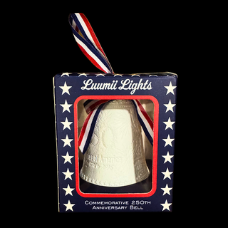 Luumii Lights - America Commemorative 250th Anniversary Bell Ornament - Limited Edition